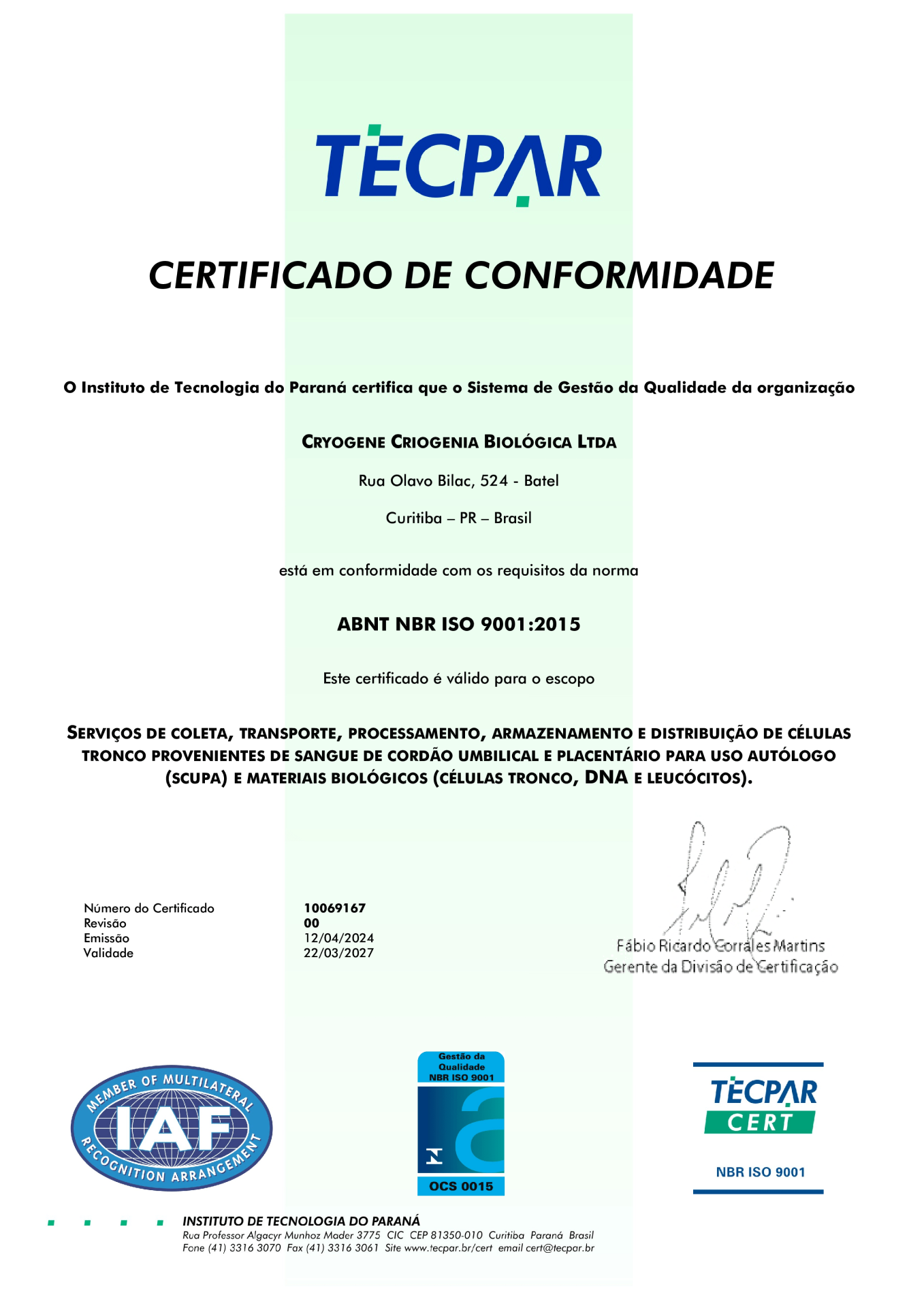 Certificados